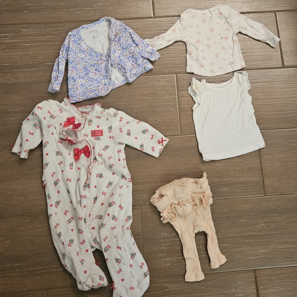 Floral Kids One Piece Pajamas